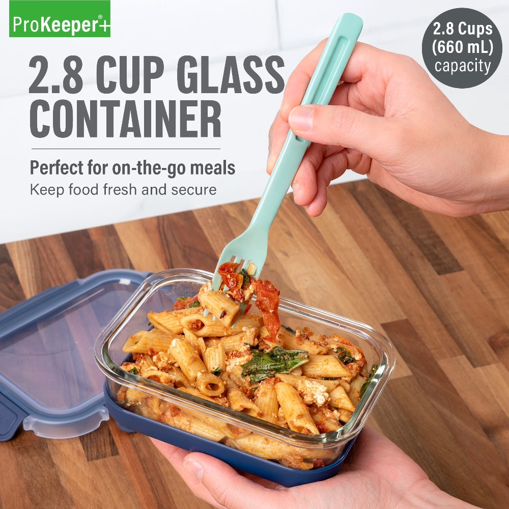 Meal Prep Container - Стеклянный контейнер для хранения продуктов объемом
