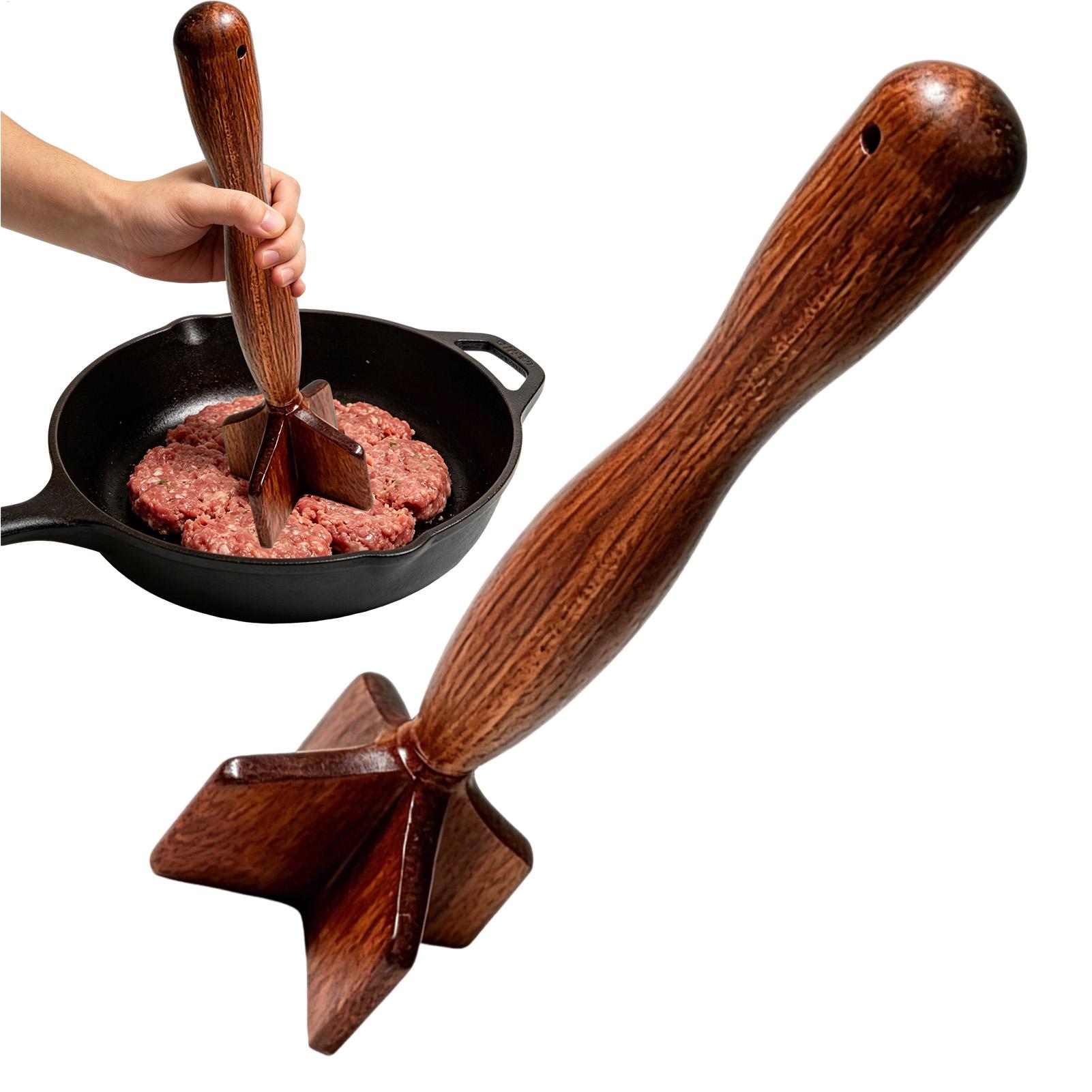 Meal Prep Ground Beef - Деревянный измельчитель для мяса, пресс для