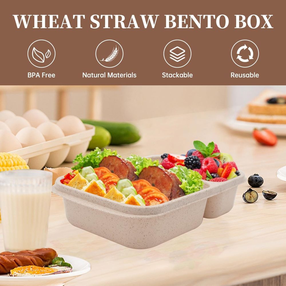 Набор из 4 контейнеров для бен – обзор и цена Meal Prep Container