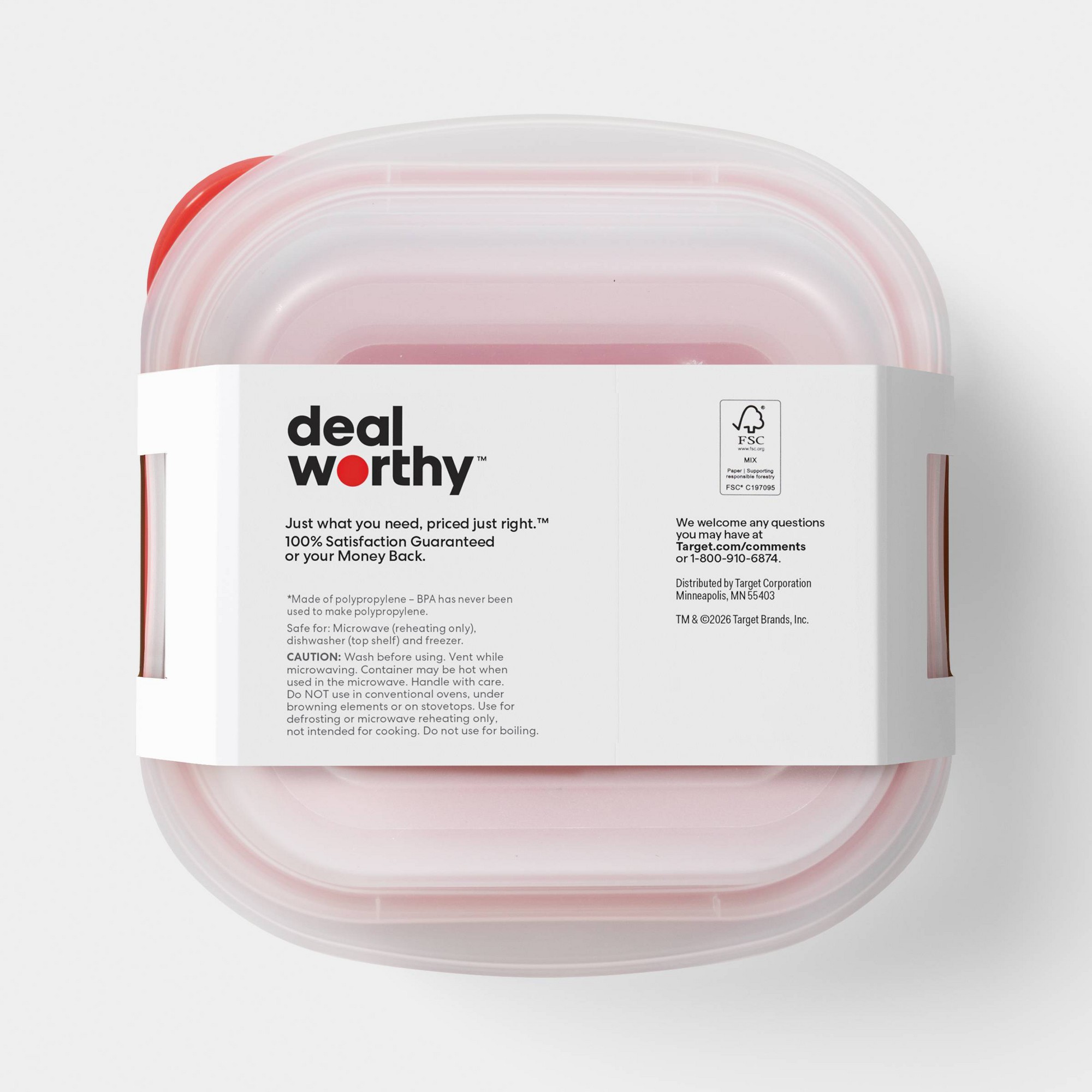 Набор из 4 маленьких квадратны – обзор и цена Meal Prep Container
