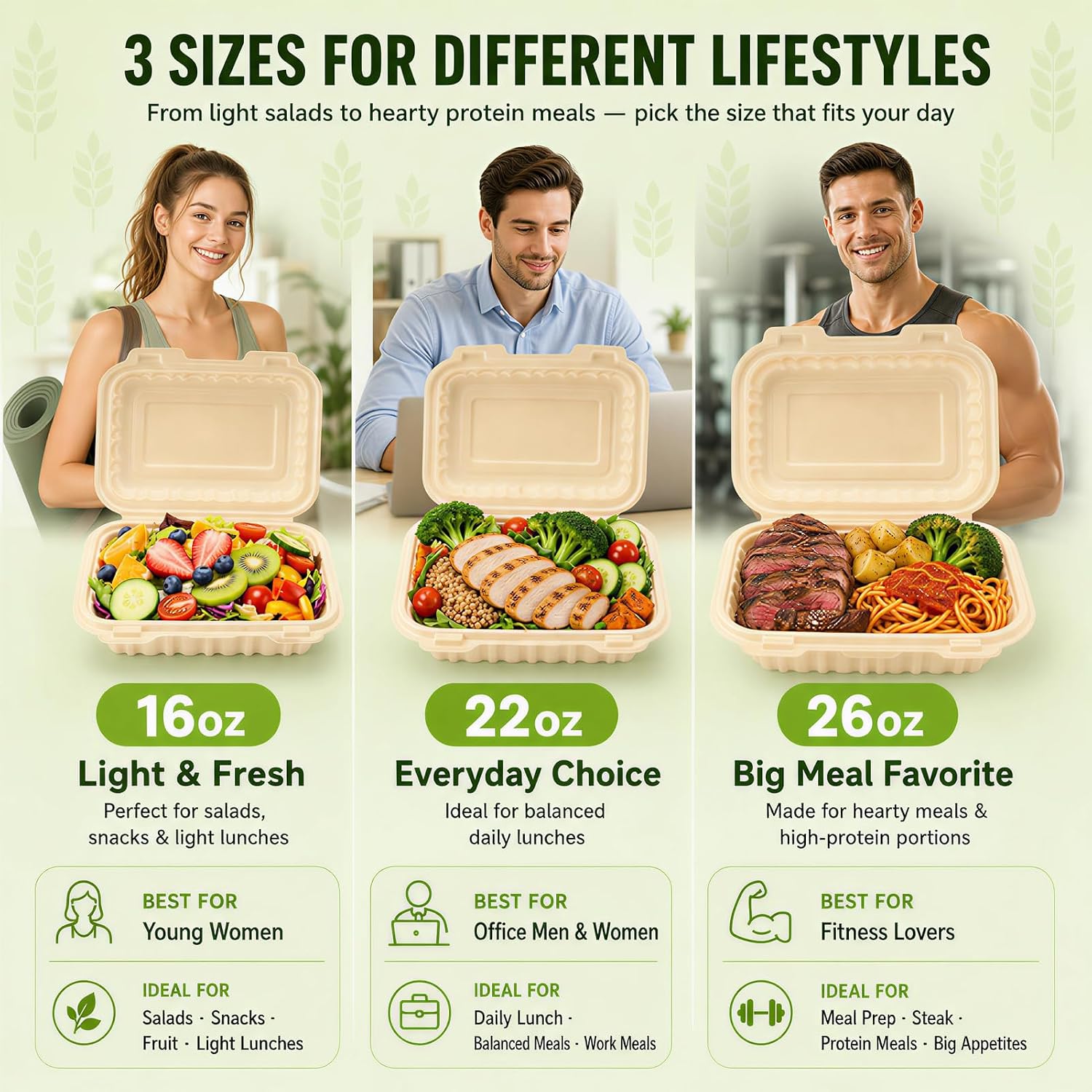 Набор из 50 контейнеров-раскла – обзор и цена Meal Prep Container