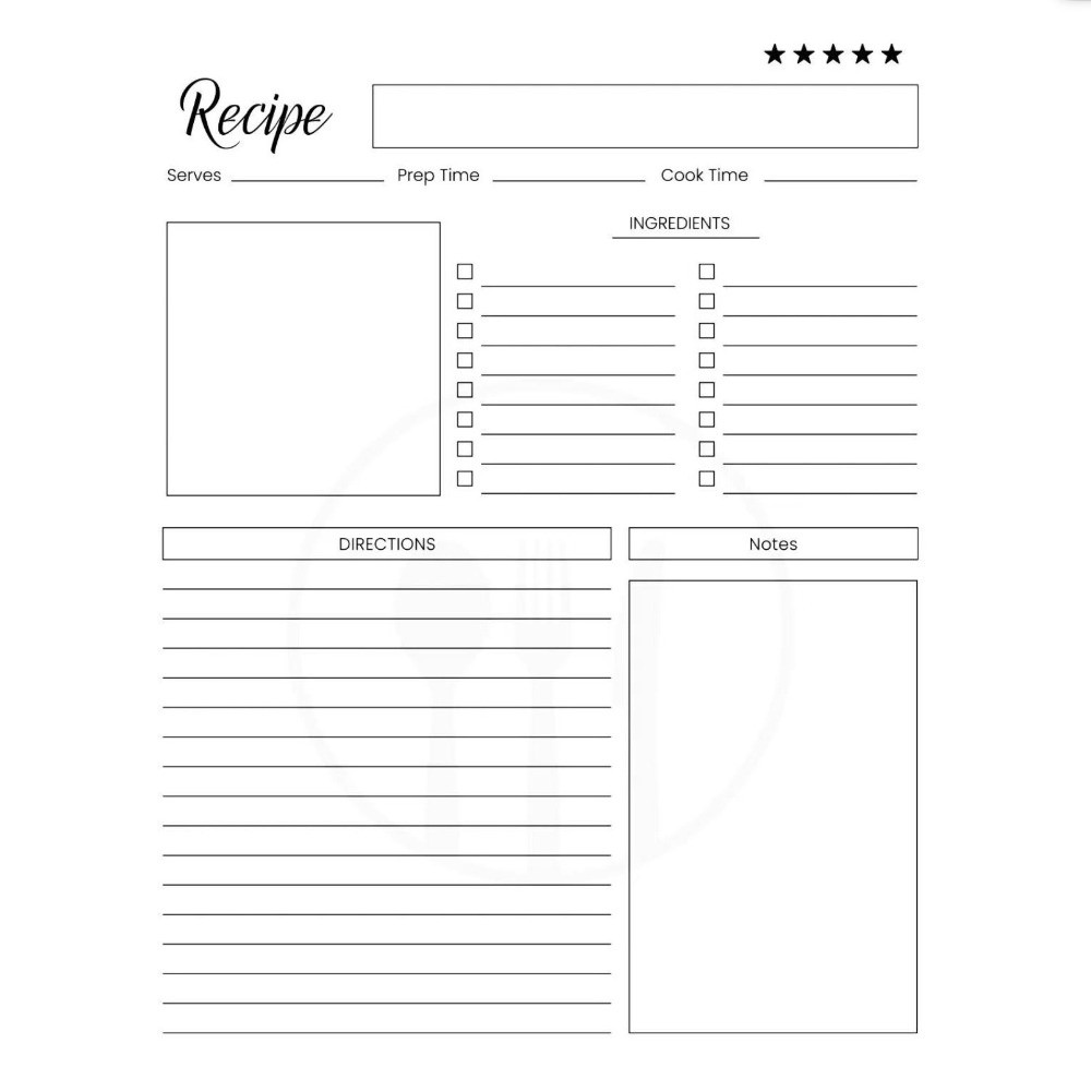 Новый блокнот для рецептов в м – обзор и цена Meal Prep Book
