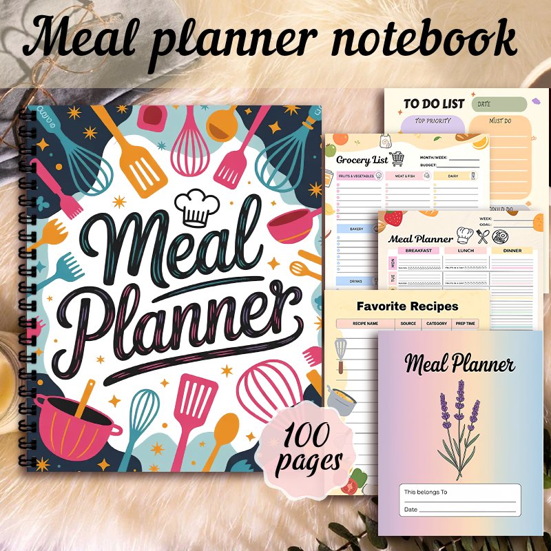 Блокнот для планирования питан – обзор и цена Meal Prep Book